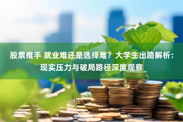 股票推手 就业难还是选择难？大学生出路解析：现实压力与破局路径深度观察